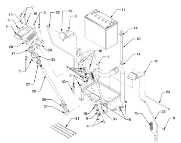 Part Location Diagram of 748-3069 Cub Cadet Coupling Half, Top